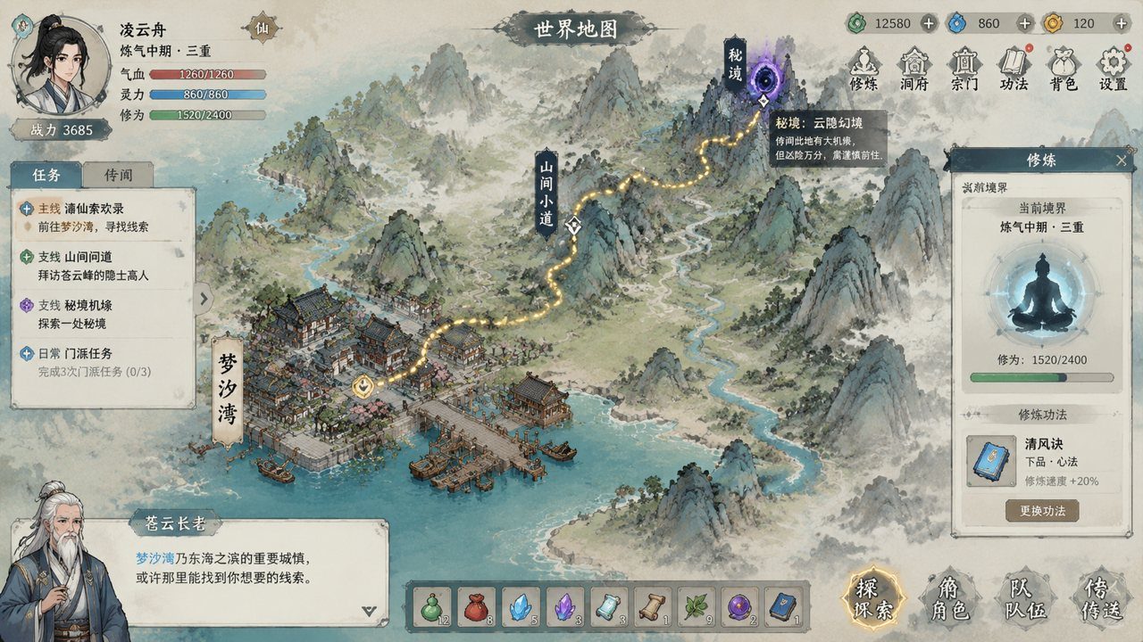 谪仙索欢录 官方中文 页面配图 4